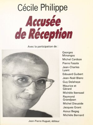 cover image of Accusée de réception